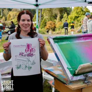 Haight Street Art Center Screen Printing