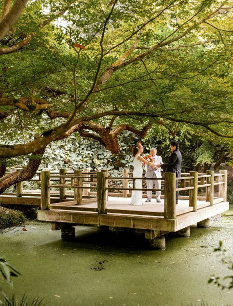 Wedding at the Moon Viewing Garden